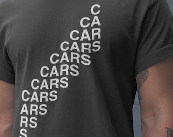 Bilar på hjärnan T-shirt: Bilentusiastpresent