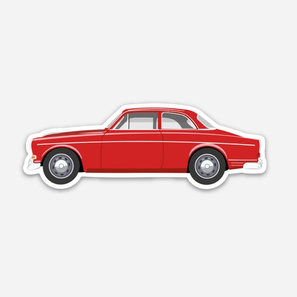 Volvo Amazon 122s Vinyl Sticker, Water Bottle Sticker, Vinyl Car Sticker, Laptop Sticker, Car Guy Girl Gift, nospeed