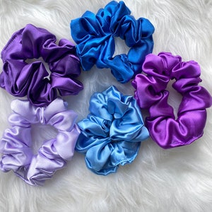 High-end satin scrunchie / srunchies image 5