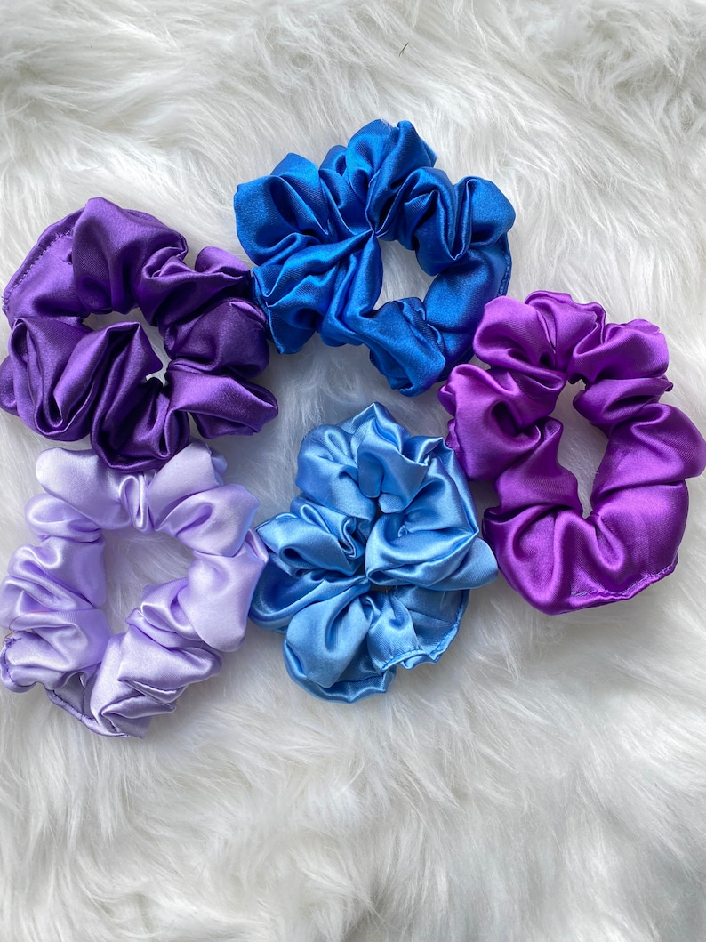 High-end satin scrunchie / srunchies image 5