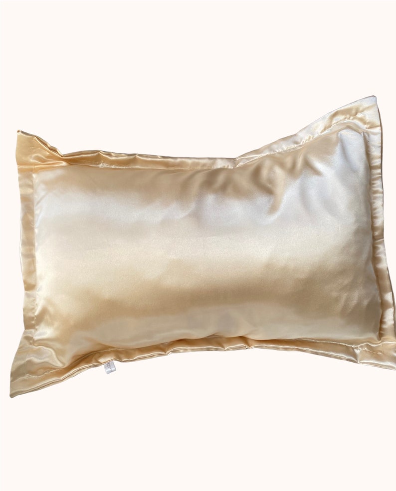 Taie doreiller en satin haut de gamme /Premium satin pillowcase image 5