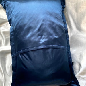Taie doreiller en satin haut de gamme /Premium satin pillowcase image 6