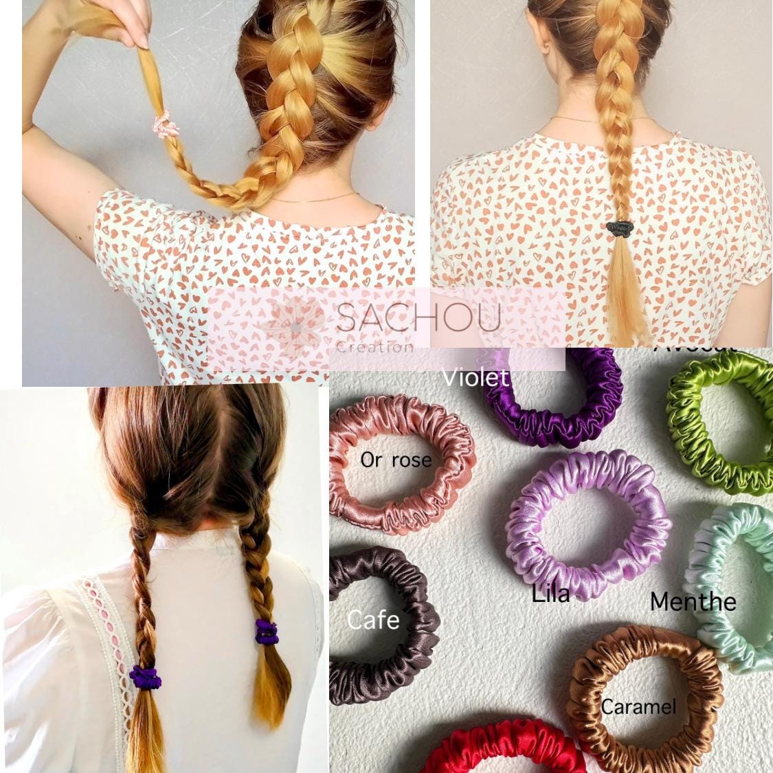 Lot De 11 Chouchoux Pour Filles – Couleurs Multicolores – Neufs Avec Étiquettes