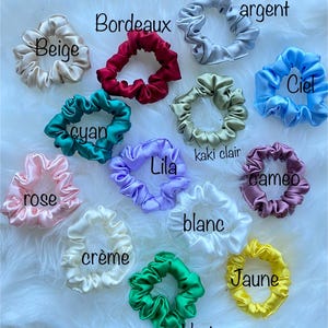 100% Mulberry Silk Mini Scrunchie/ Mulberry Silk Scrunchie/ Silk Scrunchie