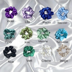 High-End-Satin-Scrunchie / Srunchies Bild 7