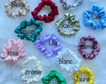 Mini chouchou en soie de mûrier 100%/ chouchou en soie de mûrier /silk scrunchie