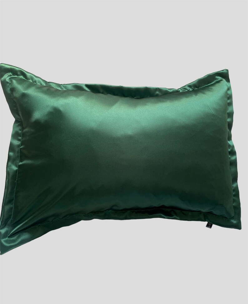 Taie doreiller en satin haut de gamme /Premium satin pillowcase image 4