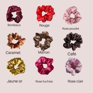 High-end satin scrunchie / srunchies image 8