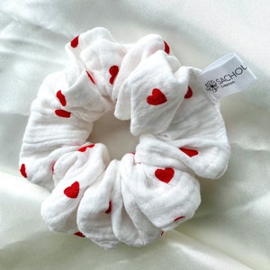 Organic cotton gauze darling / mother and daughter darling / cotton srunchies image 1