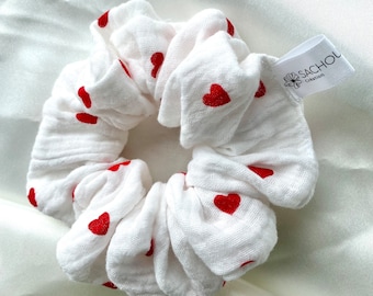 Organic cotton gauze darling / mother and daughter darling / cotton srunchies