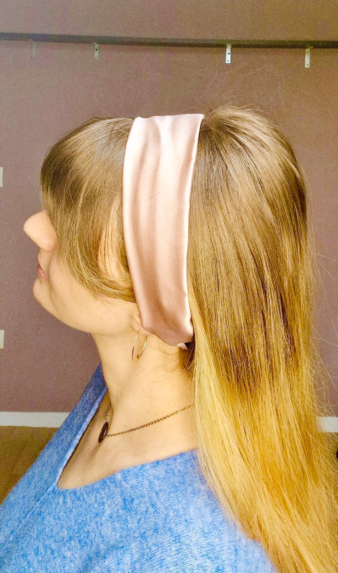 Natural Mulberry Silk Headband / Silk Hair Headband 19 Momme Etsy