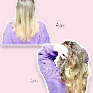 Heatless Hair Curler with Velvet Headband/Heatless Curl/Heatless Curling Ribbons image 2