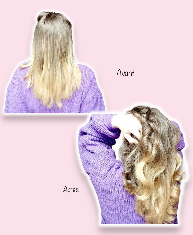 Heatless Hair Curler with Velvet Headband/Heatless Curl/Heatless Curling Ribbons image 2