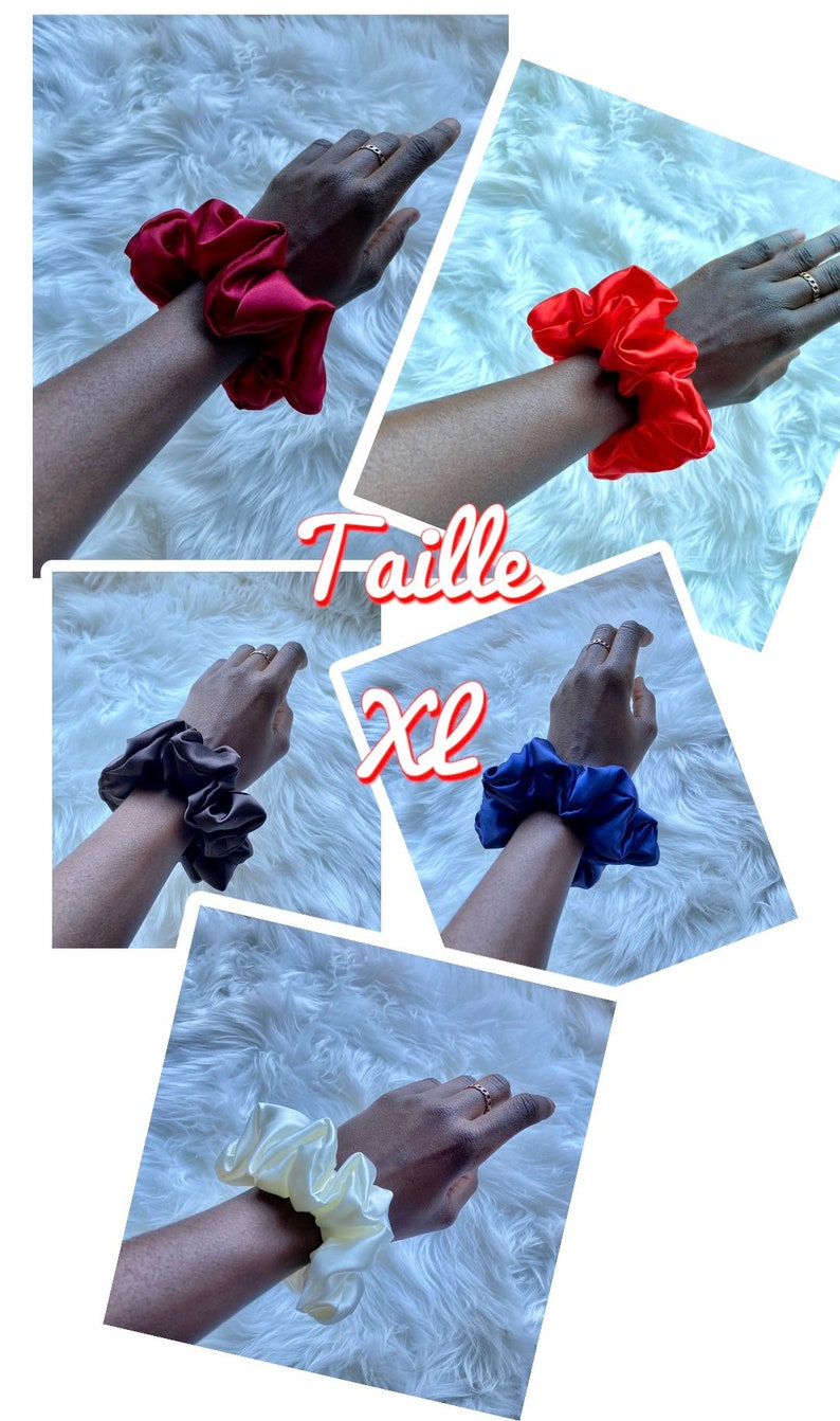 High-end satin scrunchie / srunchies image 6