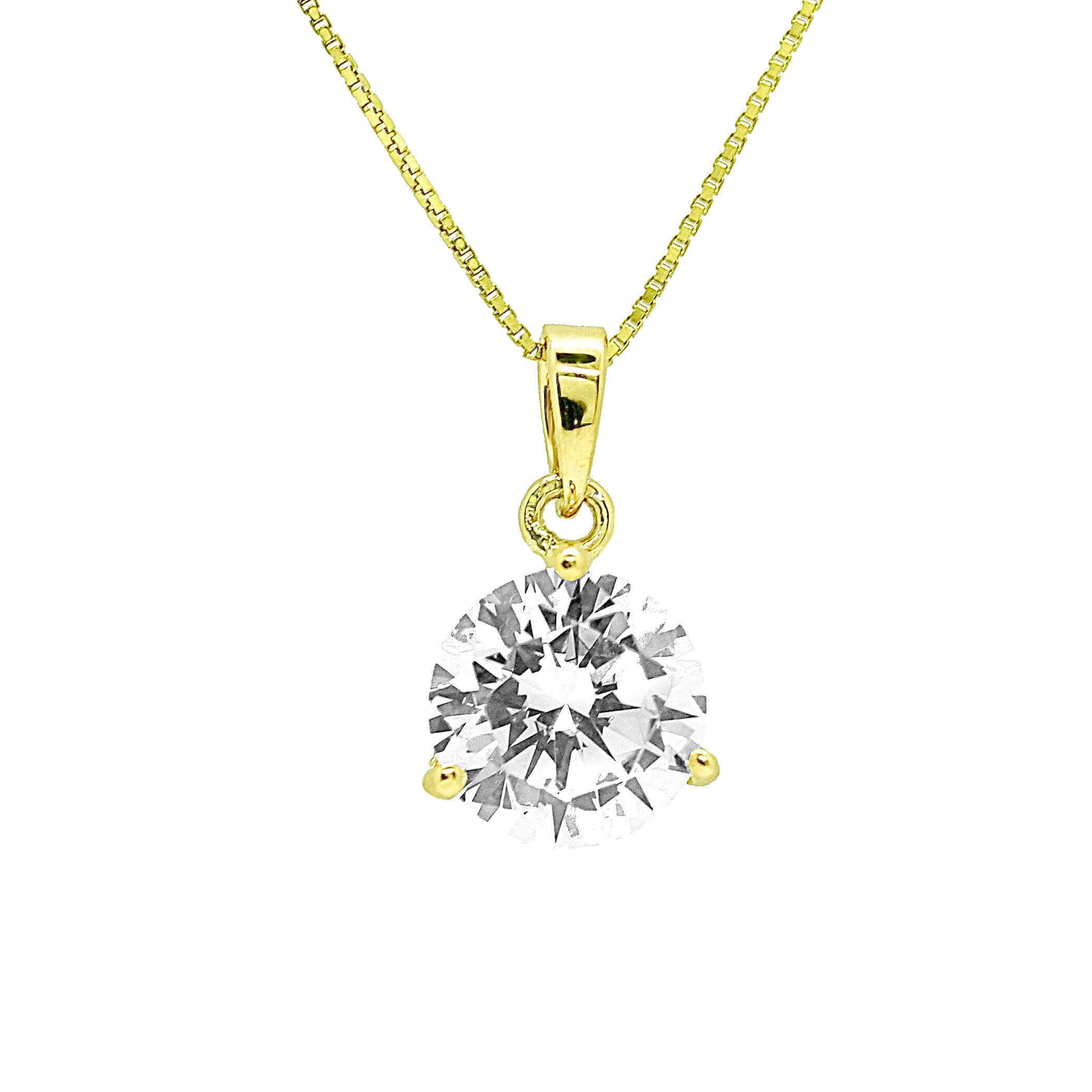 Diamond Necklace Diamond Pendant 1 Ct 