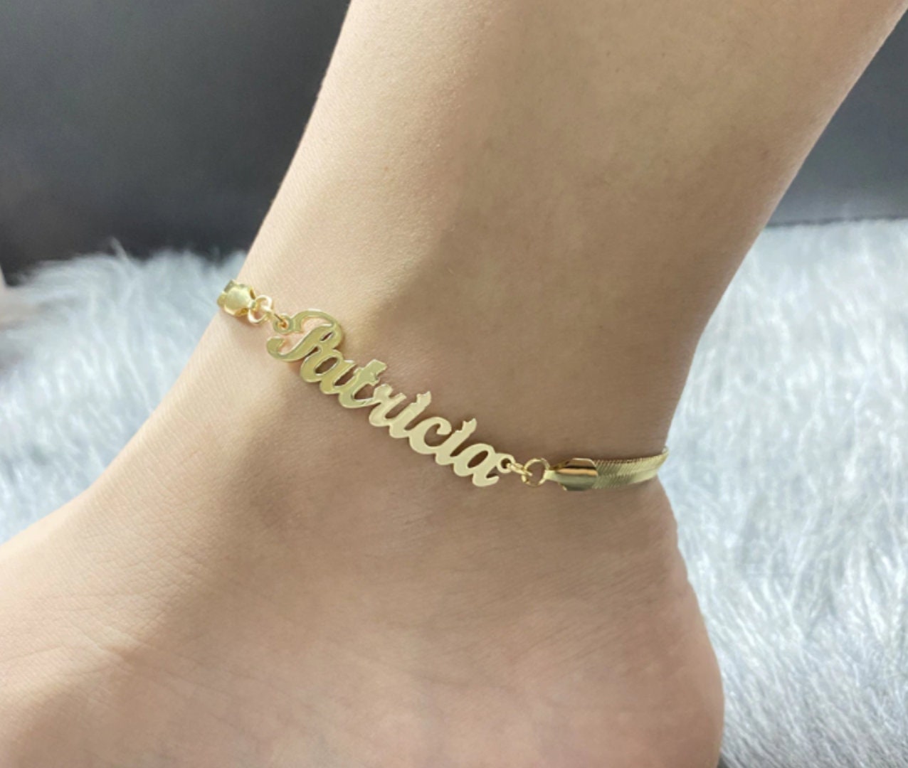 Custom Name Bracelet or Ankle Bracelets for Women Personalized Name Heart  Bracelets Stainless Steel Summer Beach Anklet Bracelets Customized Name  Jewelry for Girls (Name Heart Bracelets or Anklets-02) - Yahoo Shopping