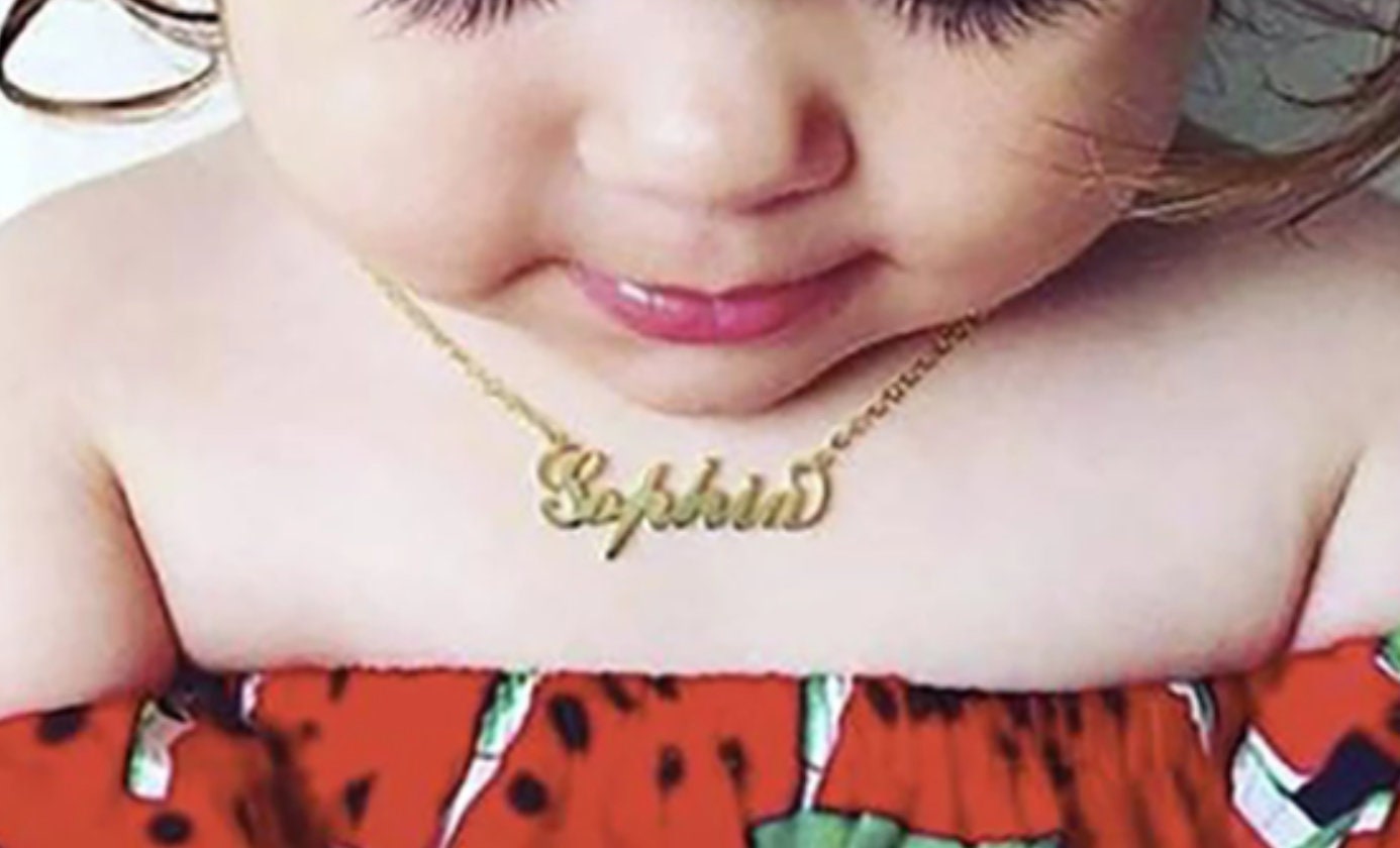 Custom Baby Mother Kids Necklace For Women Personalized Name Children Girl  Necklace Stainless Steel Chain Jewelry collier taylor - AliExpress