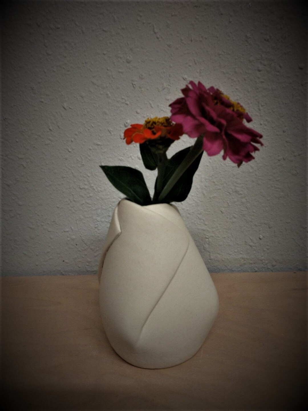 Bud Vase, Porcelain Cut and Fold Flower Vase - Etsy
