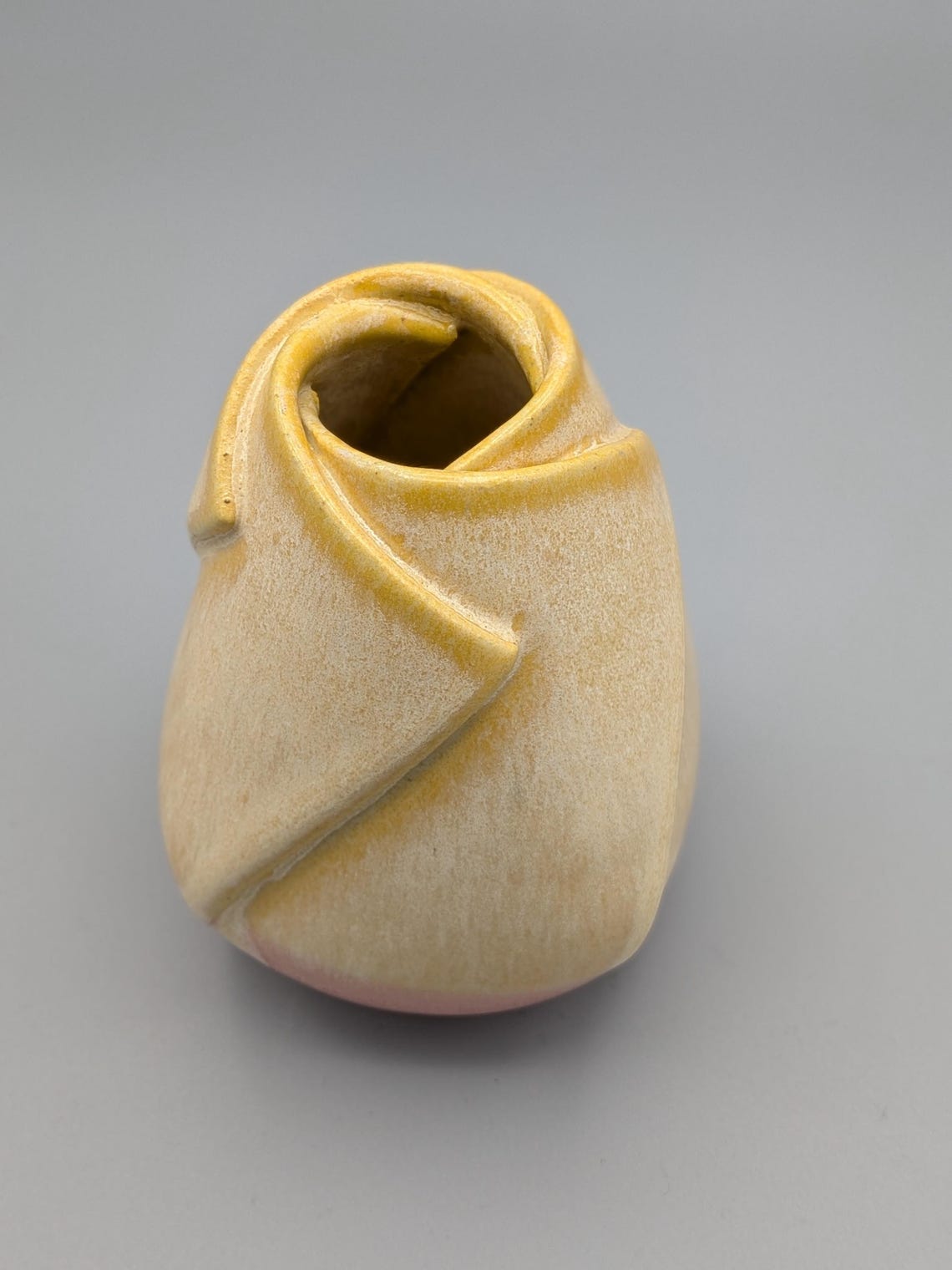 Handmade Bud Vase, Porcelain Cut and Fold Flower Vase - Etsy