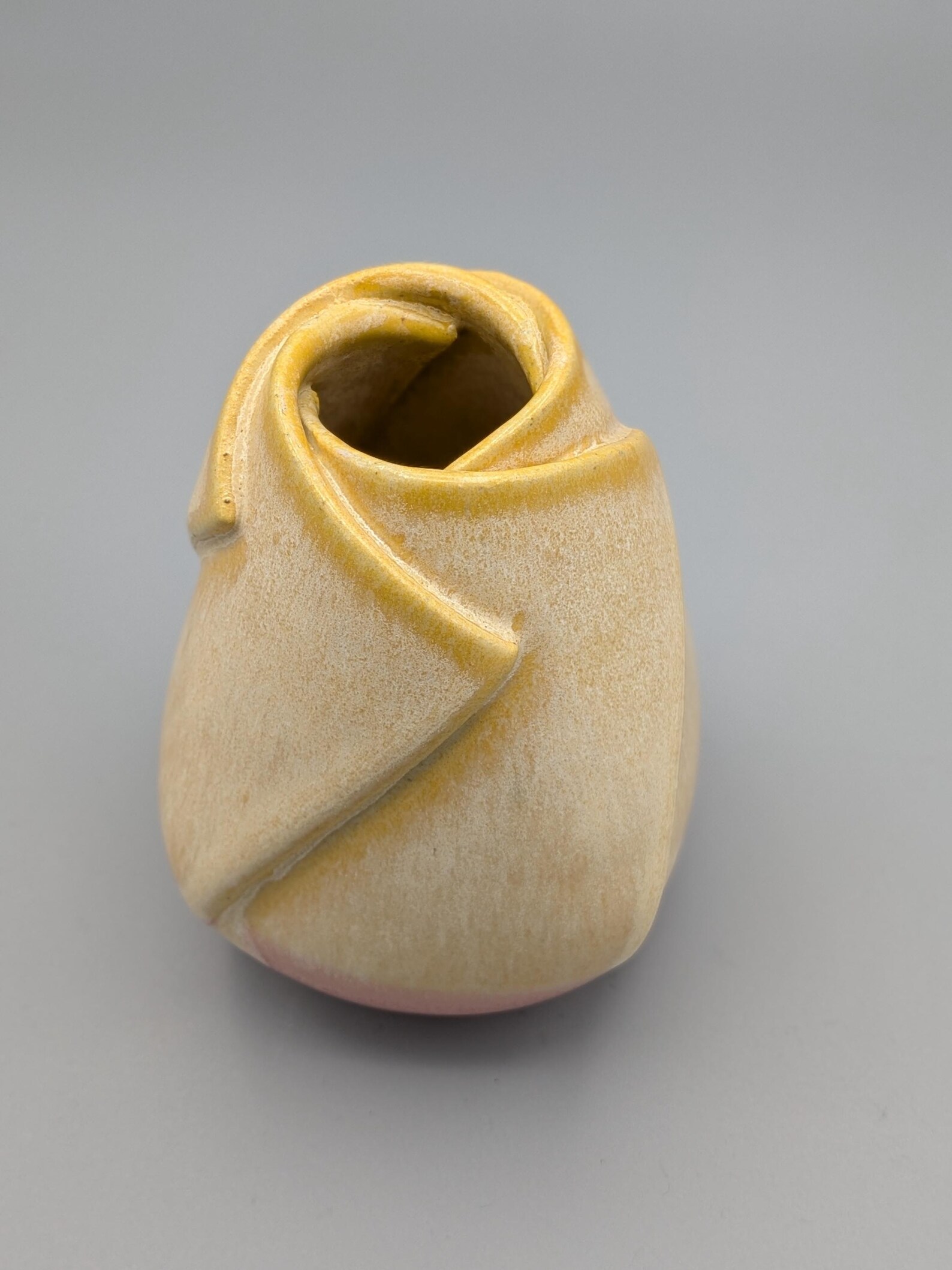 Handmade Bud Vase, Porcelain Cut and Fold Flower Vase - Etsy