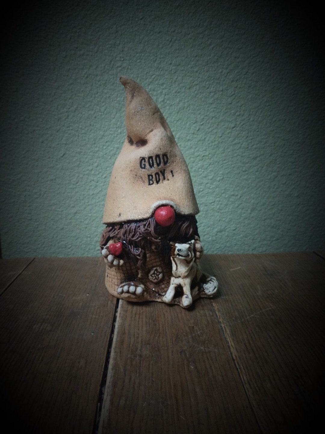 Pet Urn, Garden Gnome Cremation or Memorial Urn for Small Pet, Custom