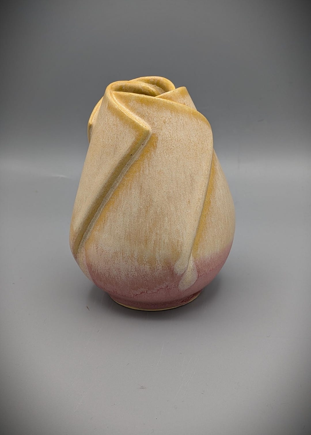Handmade Bud Vase, Porcelain Cut and Fold Flower Vase - Etsy