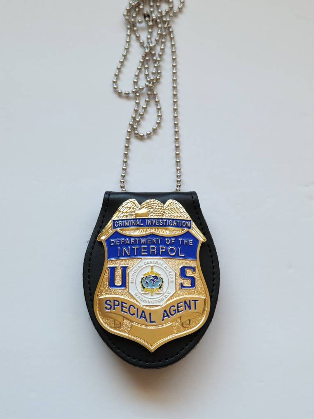 Interpol Special Agent Replica Badge Police Badge For Etsy Interpol Special Agent Replica Badge Police Badge For Etsy