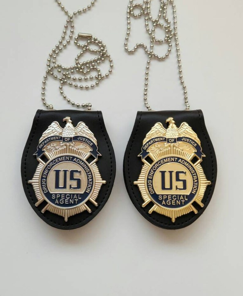 DEA Special Agent Badge, Replica Badge, Police Badge, For Cosplay