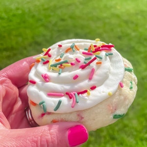 Birthday Cake Cookies RECIPE DIGITAL DOWNLOAD | Birthday Cookie | Gourmet Cookie | Buttercream Frosting Cookie