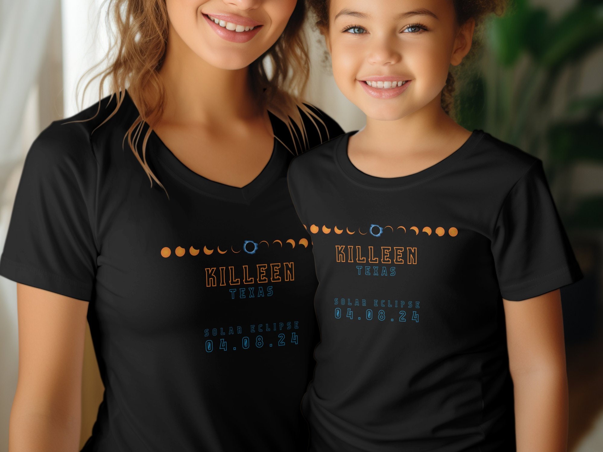 Killeen Texas Solar Eclipse 2024 Tshirt, Astronomical Event Tee