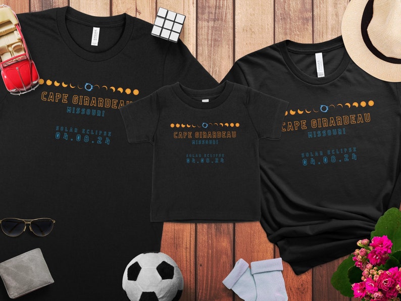 Cape Girardeau Solar Eclipse 2024 Tshirt, Astronomy Event Tee, Sun and