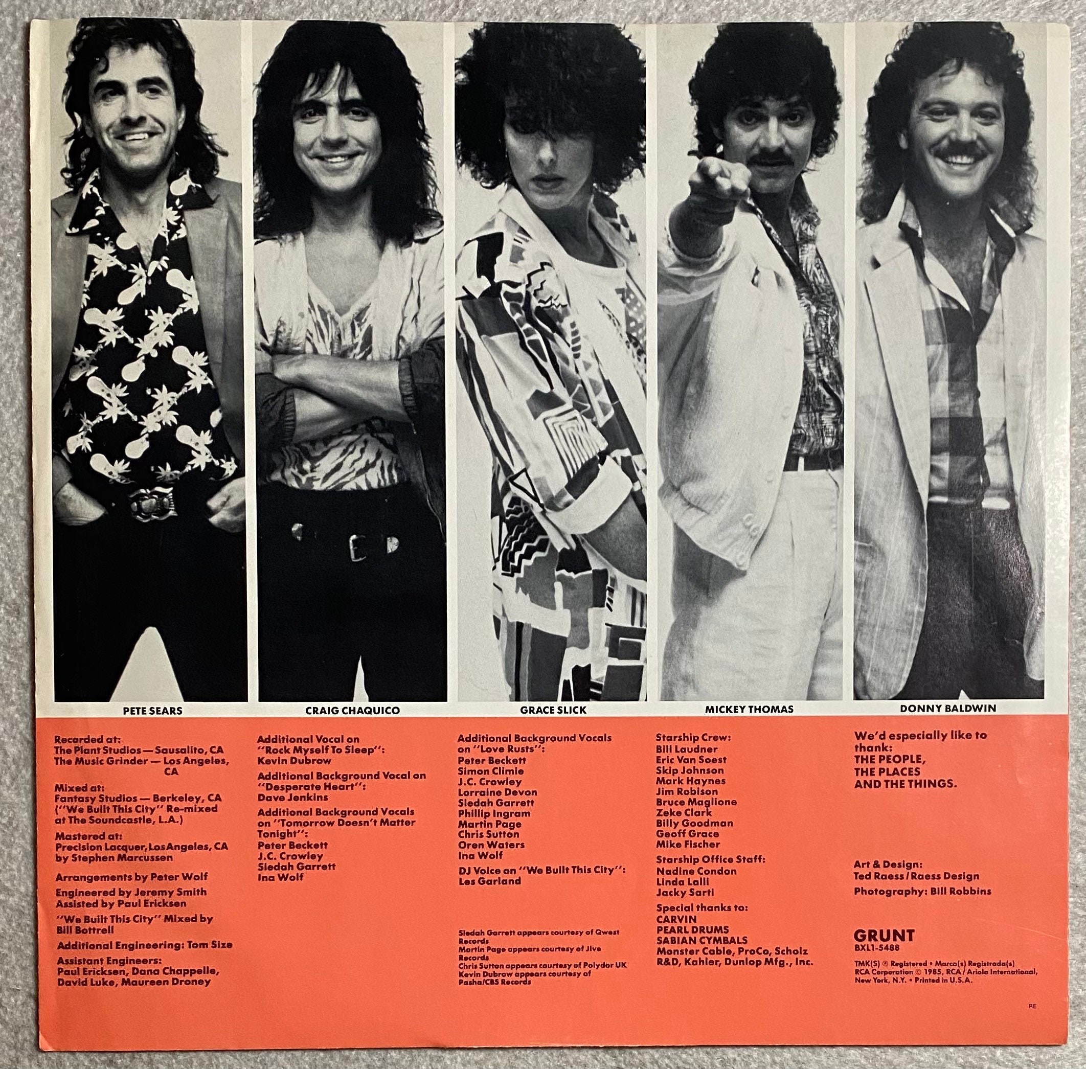 Starship / Knee Deep in the Hoopla Vinyl LP Record Album 1985 Rock