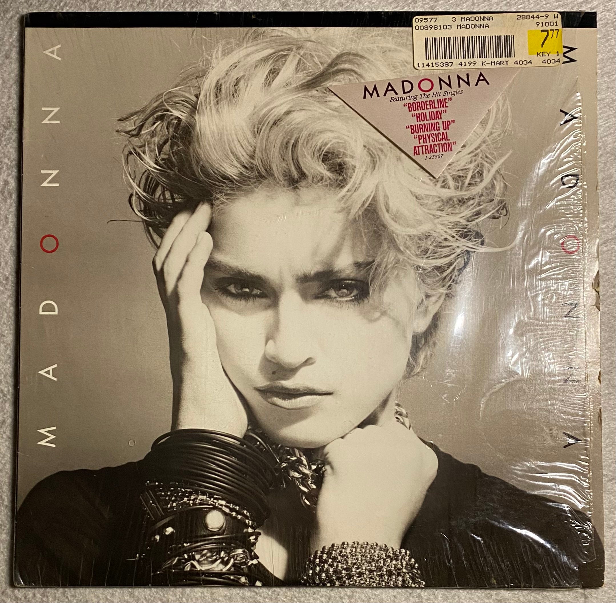 Madonna / Self Titled Vinyl LP Record Album 1983 Dance Pop