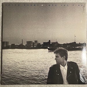 Sealed Bryan Adams / Into the Fire - Vintage Vinyl LP Record Album 1987 Rock &#39;Native Son&#39;  &#39;Heat Of The Night&#39; &#39;Hearts On Fire&#39;