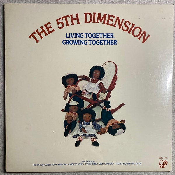 Sealed The 5th Dimension / Living Together Growing Together - Vintage Vinyl LP Record Album 1973 Soul 'Day By Day' 'Ashes To Ashes...'