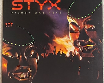 Vintage Styx / Kilroy Was Here - Vinyl LP Record Album 1983 Pop Rock 'Mr. Roboto' 'Don't Let It End' 'High Time'