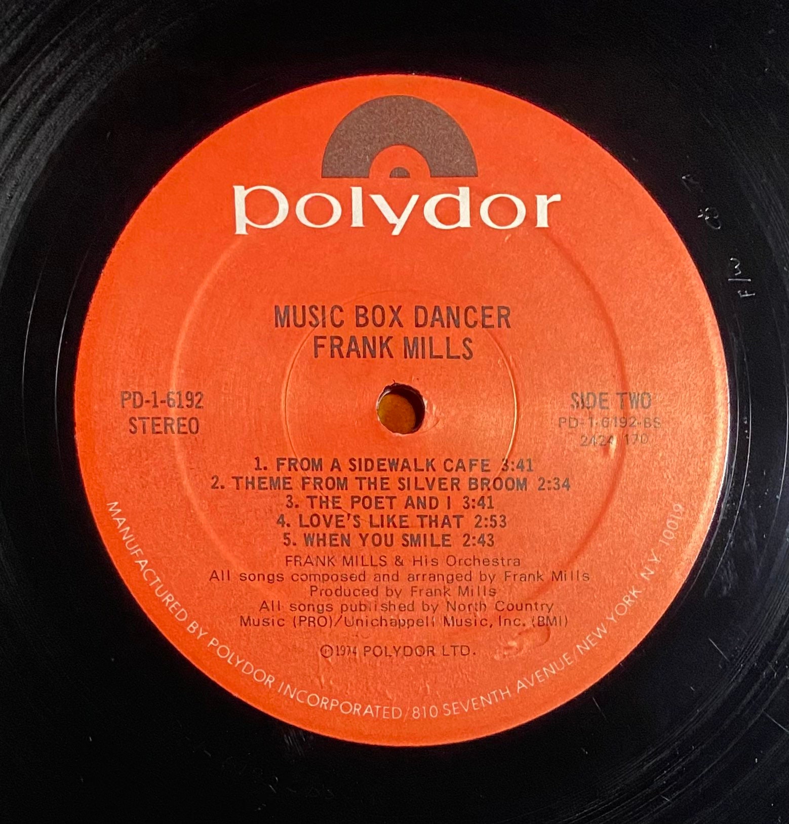 Frank Mills / Music Box Dancer Vinyl LP Record Album 1979 Easy Listening Soft Rock Etsy