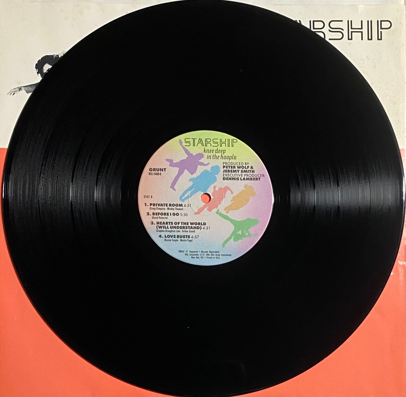Starship / Knee Deep in the Hoopla Vinyl LP Record Album 1985 Rock