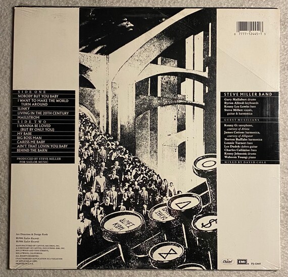 Sealed The Steve Miller Band / Living In 20th Century - Etsy España