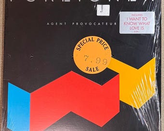 Vintage Foreigner / Agent Provocateur - Vinyl LP Record Album In Shrink 1984 Rock "I Want To Know What Love Is" "Reaction To Action"