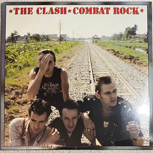 Sealed The Clash /  Combat Rock - Vintage Vinyl LP Record Album 1982 Post-Punk New Wave &quot;Rock The Casbah&quot; &quot;Should I Stay Or Should I Go?&quot;