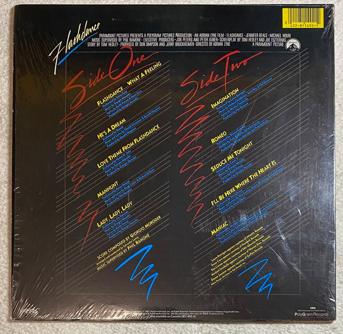 Flashdance / Original Soundtrack From the Motion Picture - Etsy