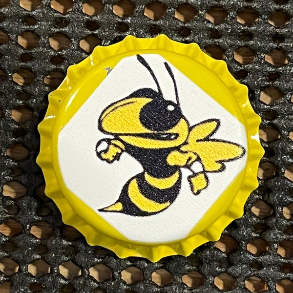 Novelty Hat Pin NCAA GT Yellow Jackets