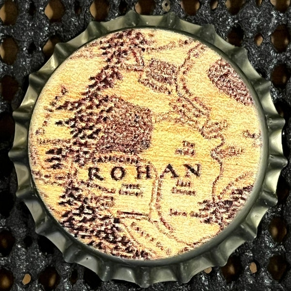 Map of Rohan, land of the horse riders.