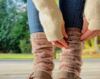 Basic beginner sock knitting pattern in sport weight yarn - PDF download - Tuff Socks