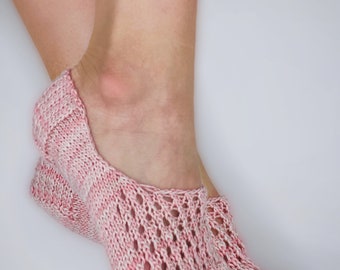 Knit No Show Socks Pattern, Low Cut Princess Socks (PDF Download)