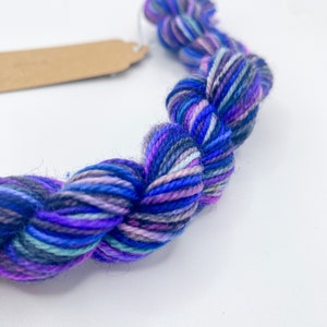 Madelinetosh Twist Light mini skein, hand dyed superwash merino wool, fingering weight yarn, sock yarn, one sock mini skein in Gosia