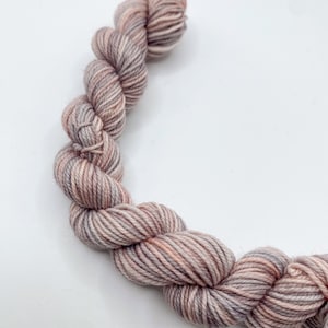 Madelinetosh Twist Light mini skein, hand dyed superwash merino wool, fingering weight yarn, sock yarn, one sock mini skein in Calligraphy