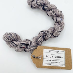 Madelinetosh Twist Light Mini Skein: Hand-Dyed Superwash Merino Sock Yarn