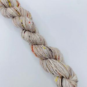 Madelinetosh Euro Sock mini skein, hand dyed superwash merino wool, fingering weight yarn, sock yarn, one mini skein in Tiny House, Mill End